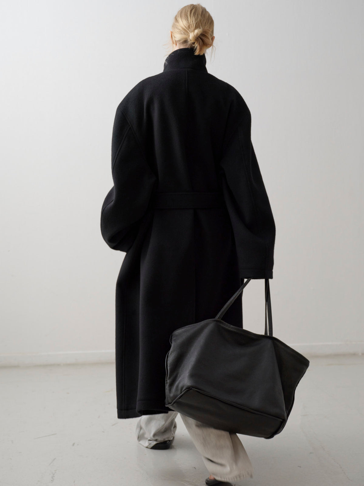 Cashmere High-neck Coat_black
