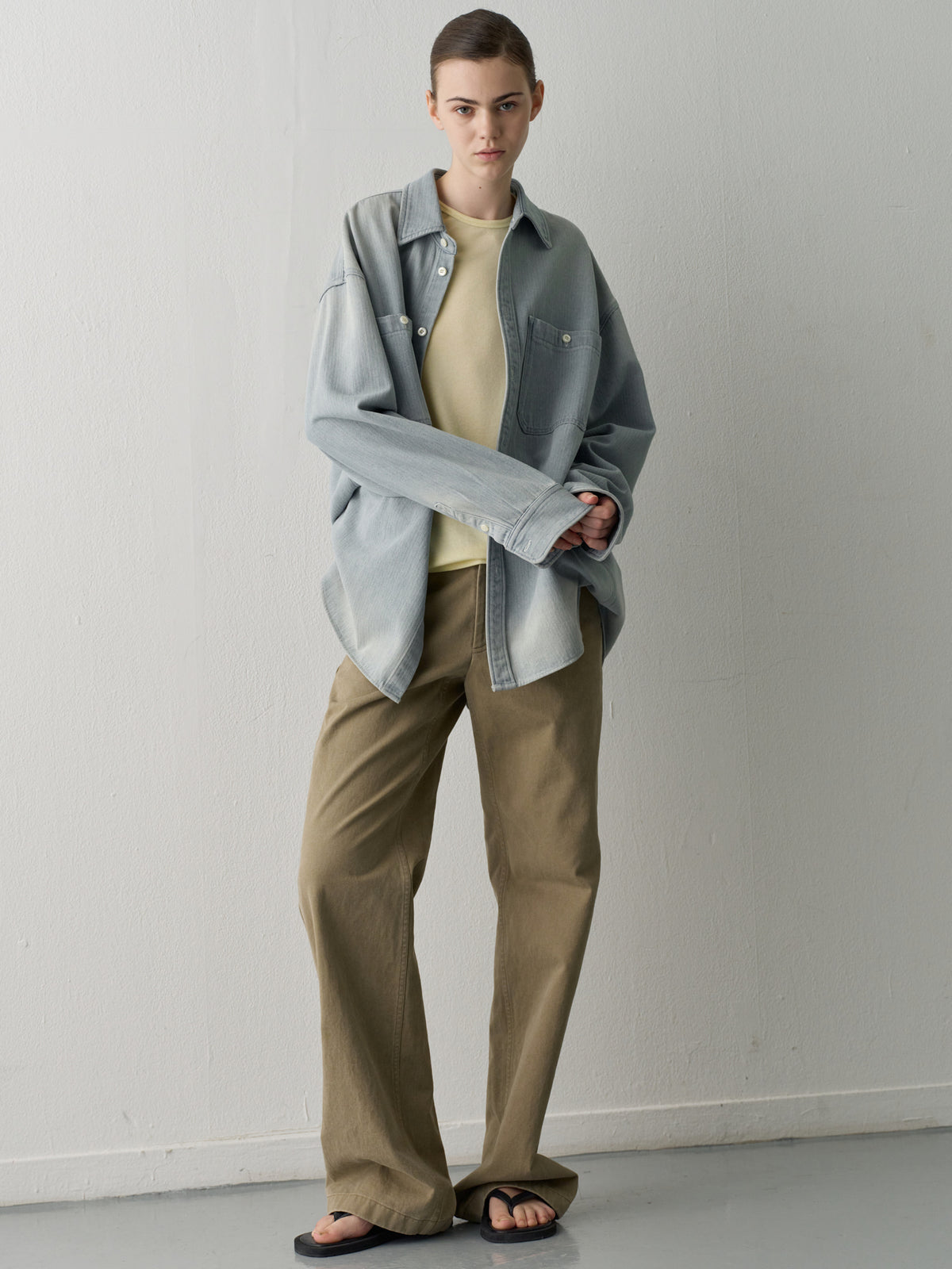 Out-Pocket Denim Shirt_light indigo