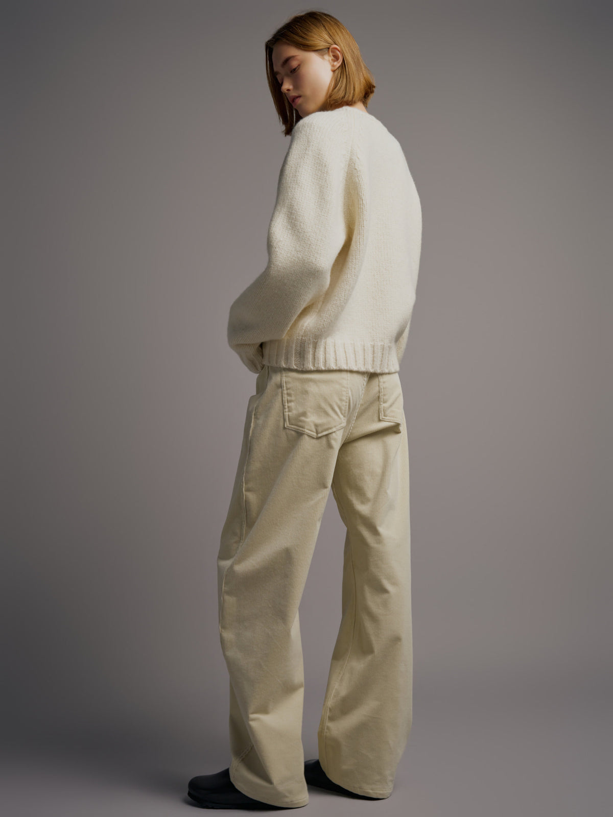 Essential Raglan Cardigan_ivory