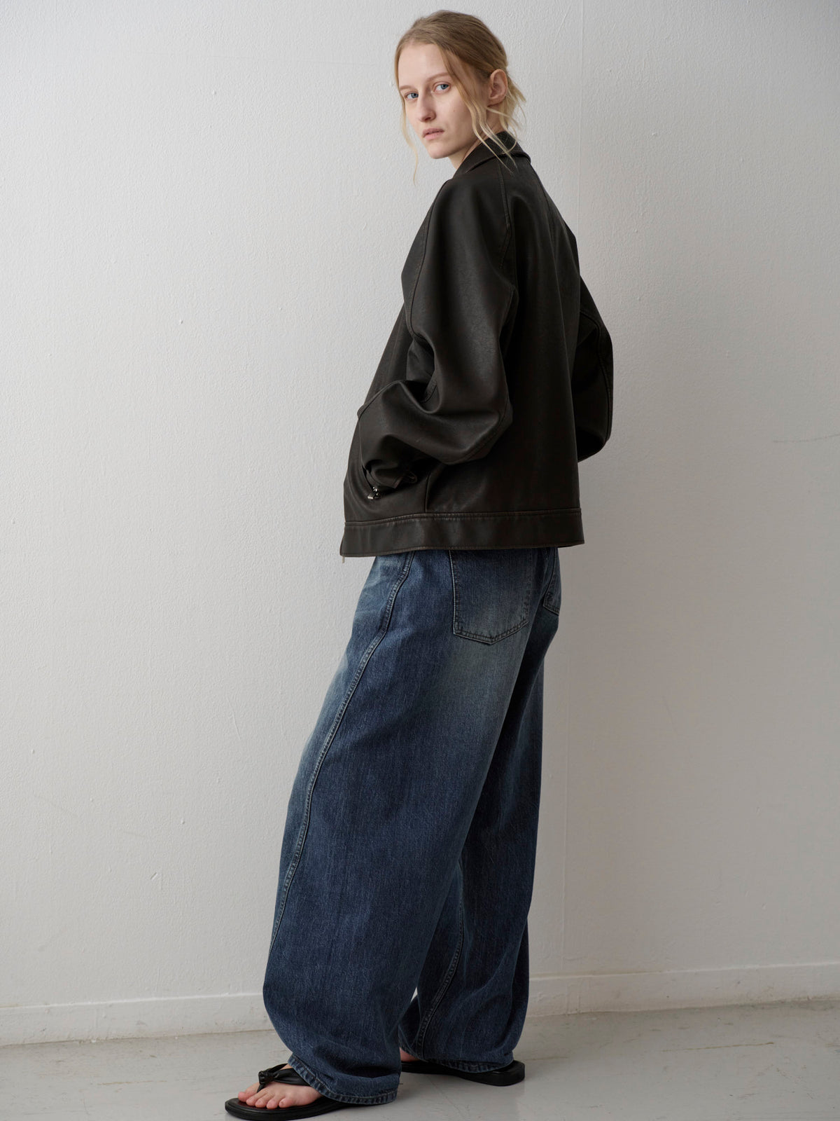 Wide Tapered Denim_Vintage Washing
