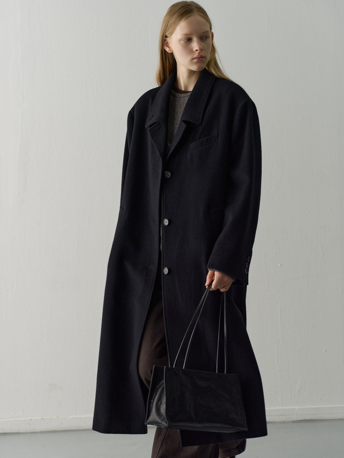 Classic Wool Single Coat_Black