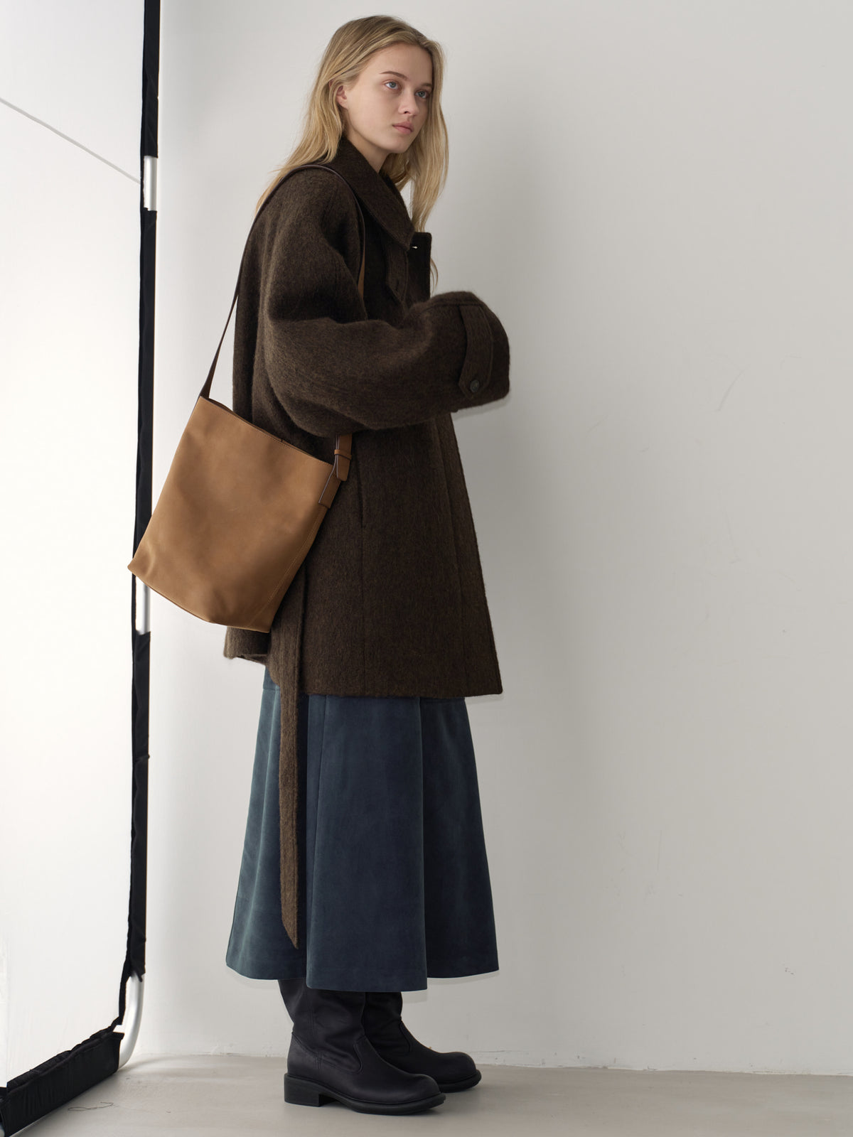 Antique Shepherd Bag_olive brown