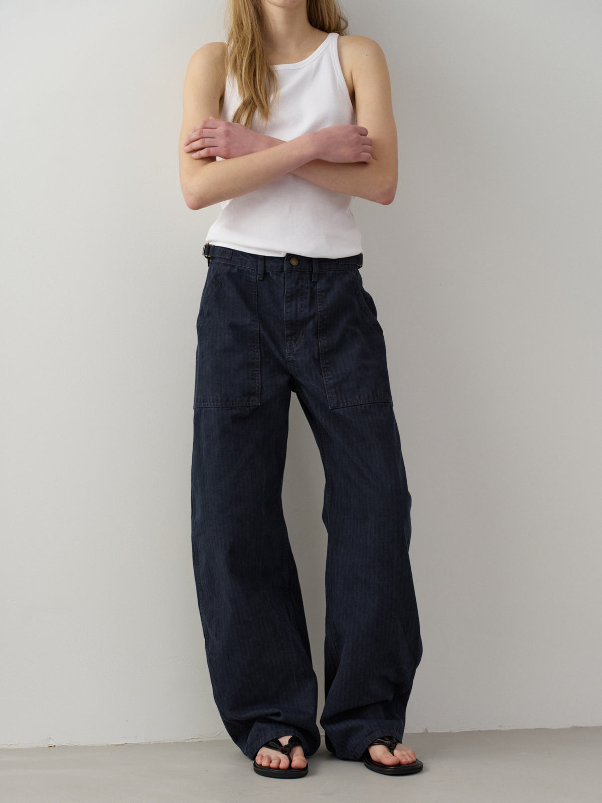 Denim Round Work Pants_vintage midnight