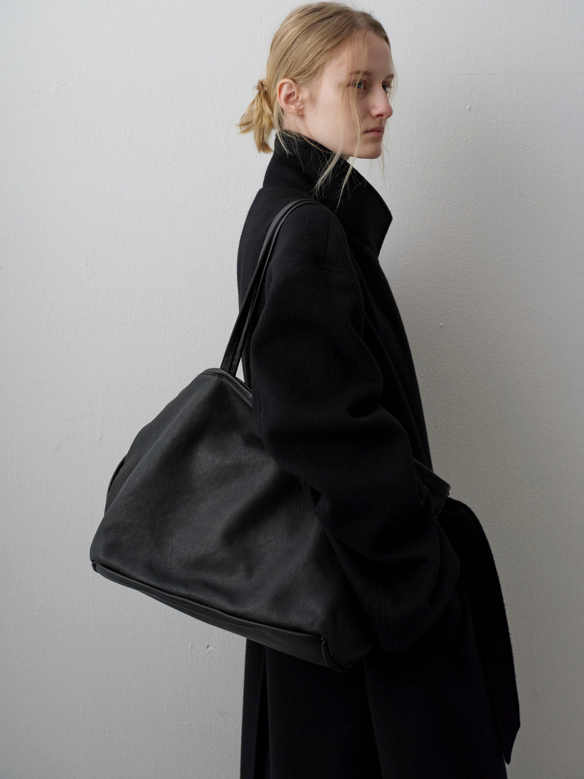 Cashmere High-neck Coat_black