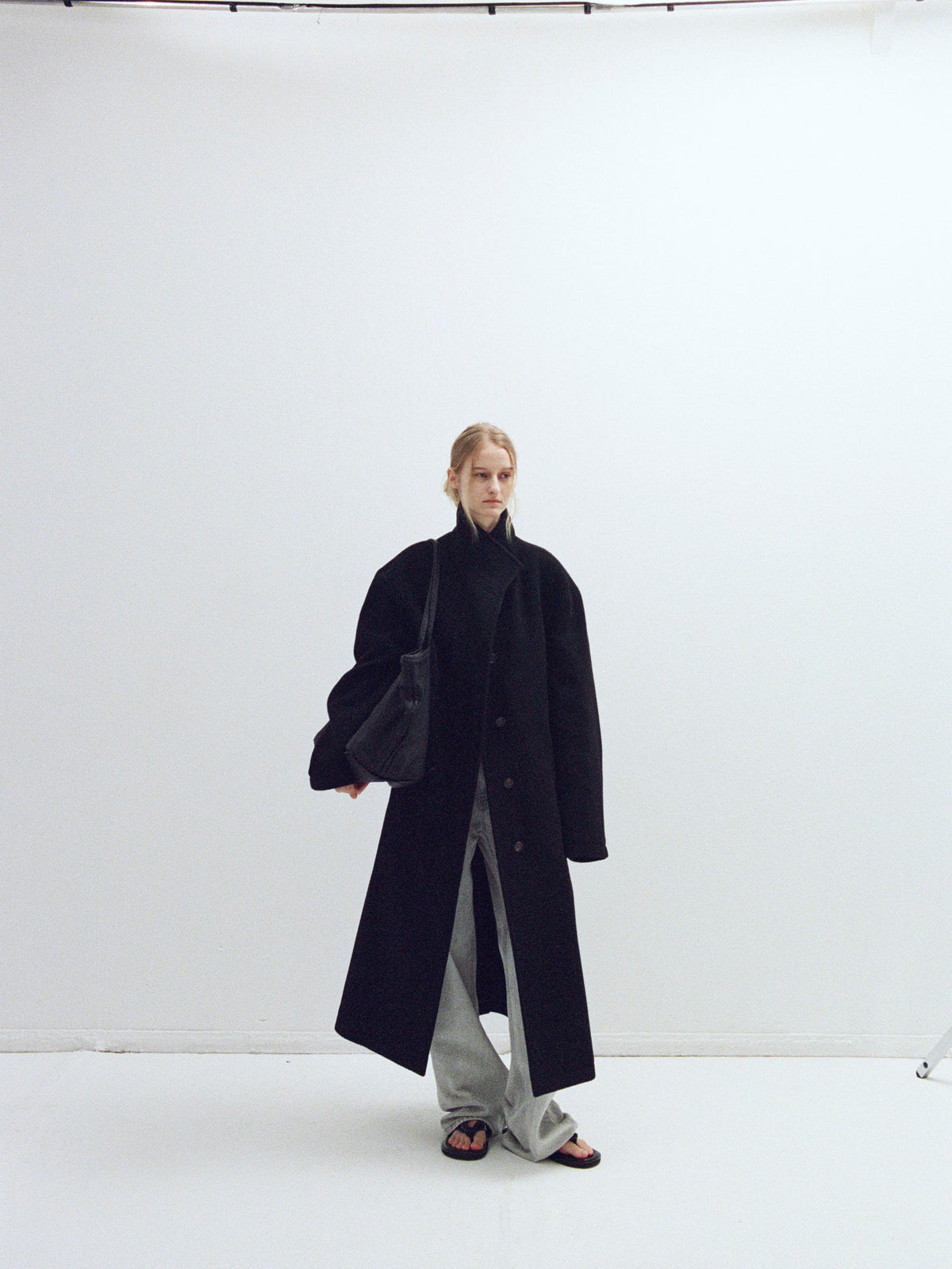 Cashmere High-neck Coat_black