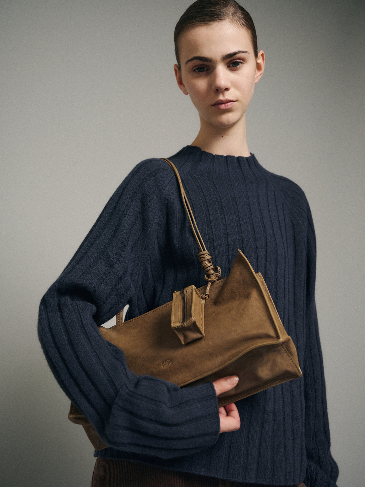 Willow Zipper Shoulder Bag_olive