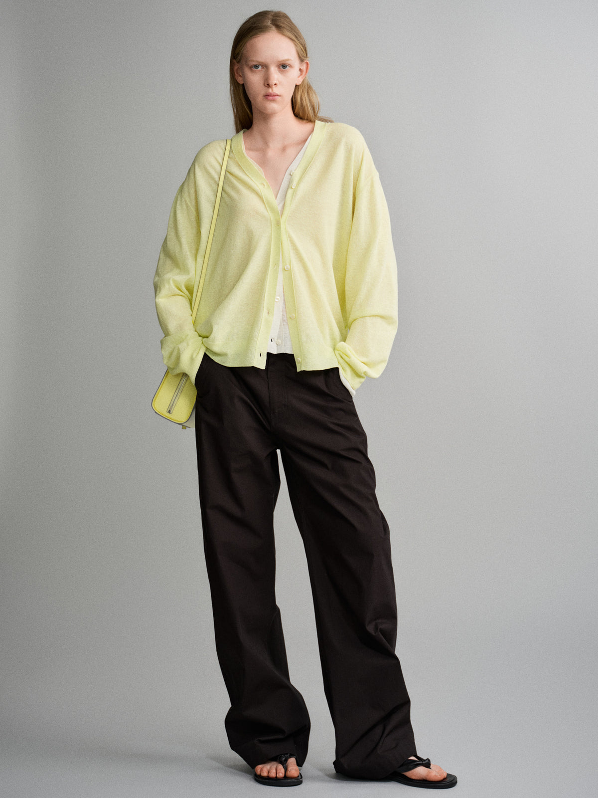 Round Curved Pants_black