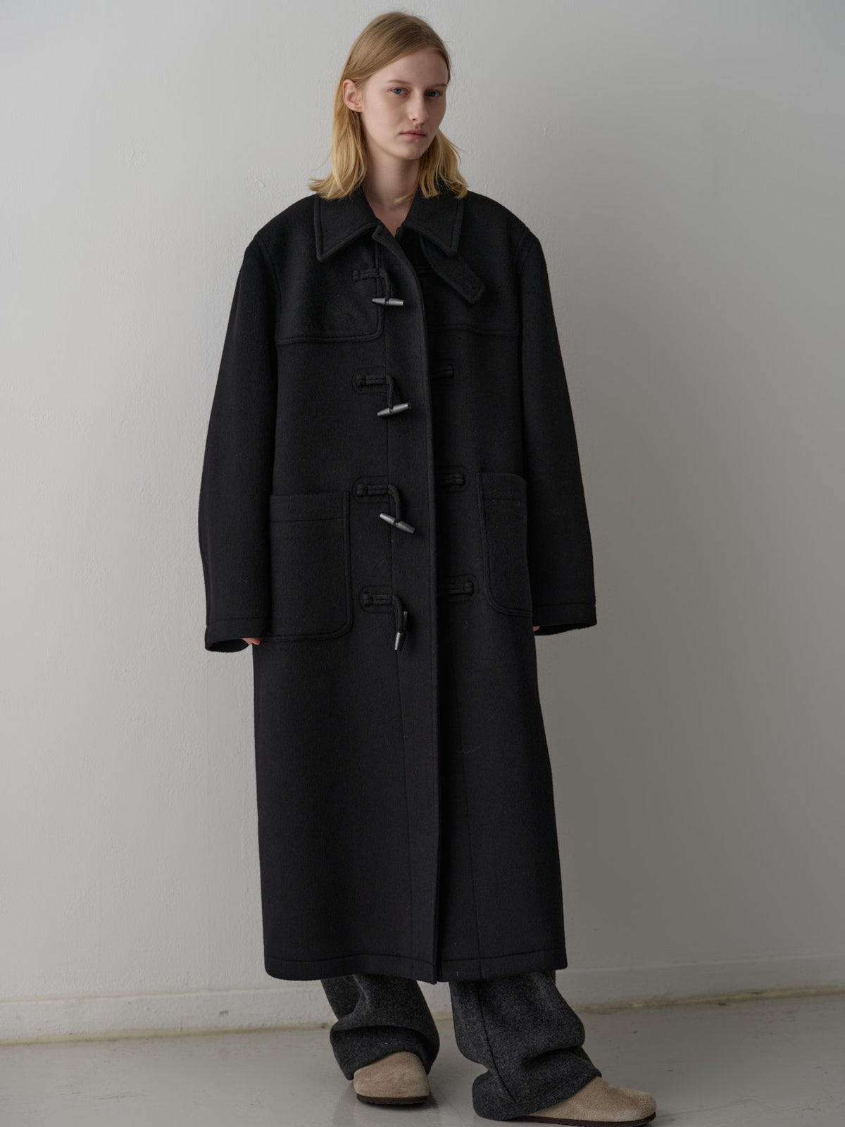 Cashmere Duffle Coat_black