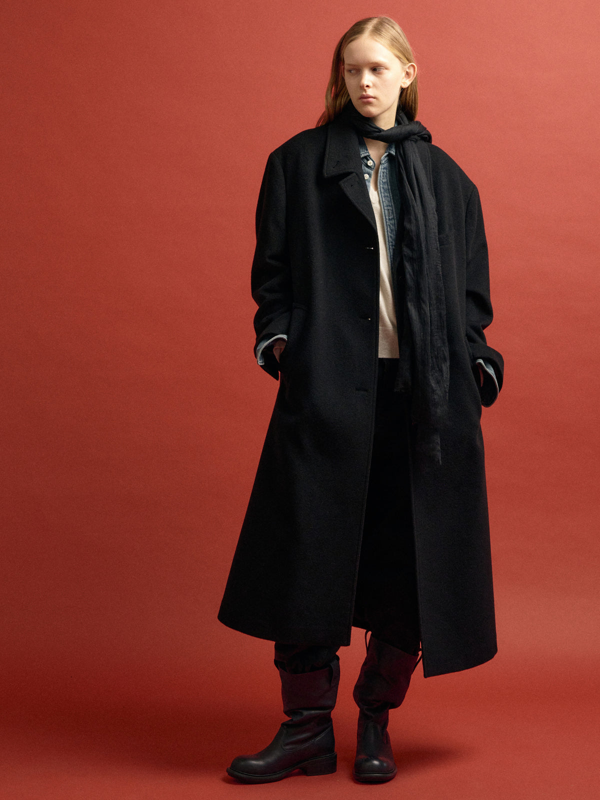 Classic Wool Single Coat_Black