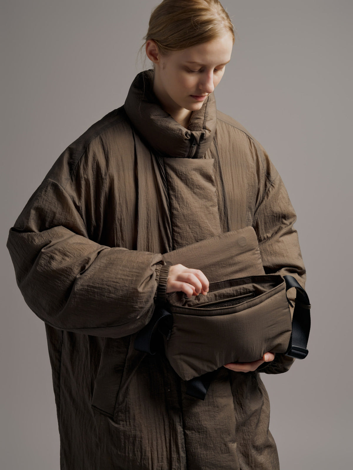 Padded Mini Bag_brown