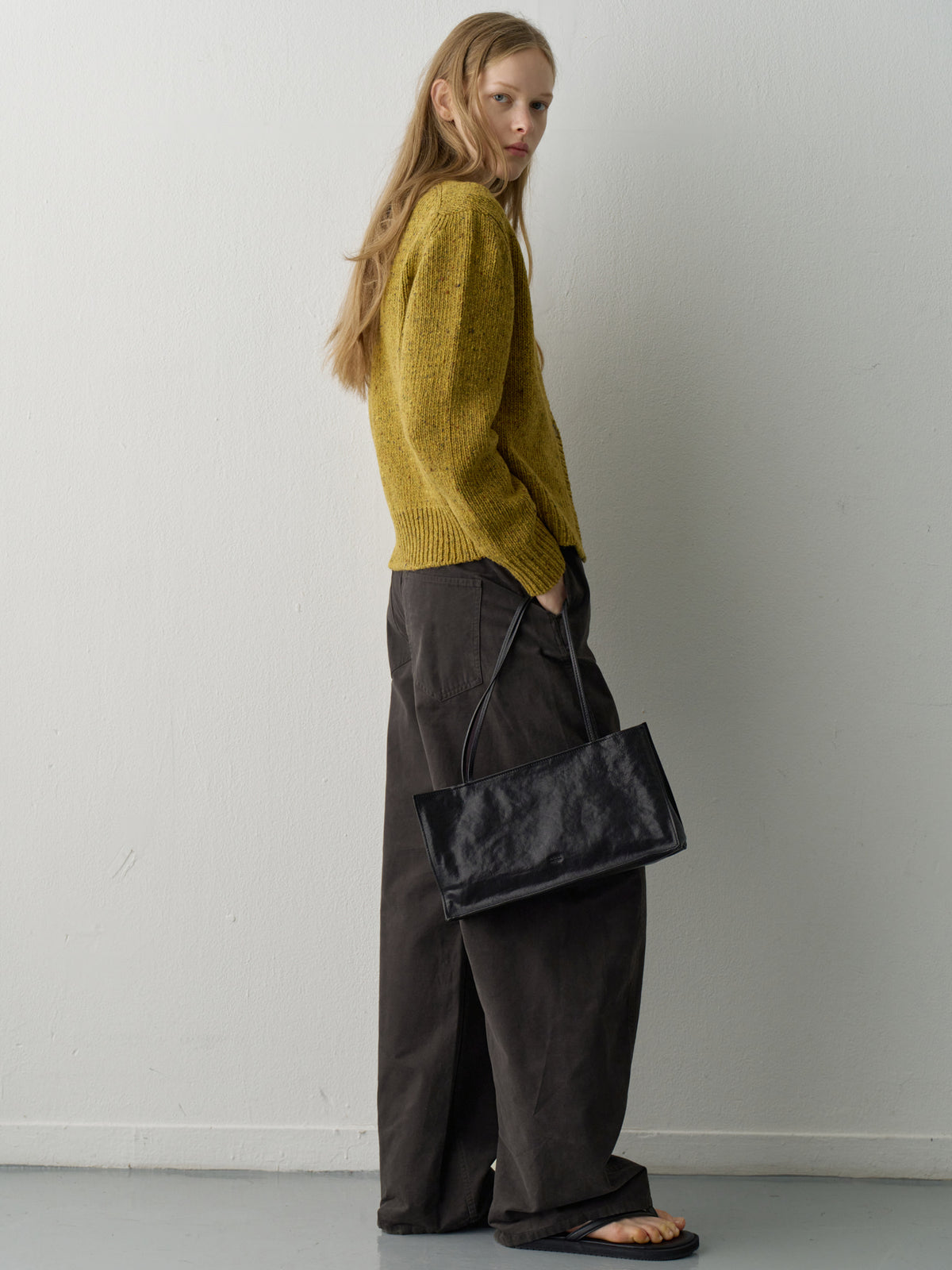 Willow Zipper Shoulder Bag_black