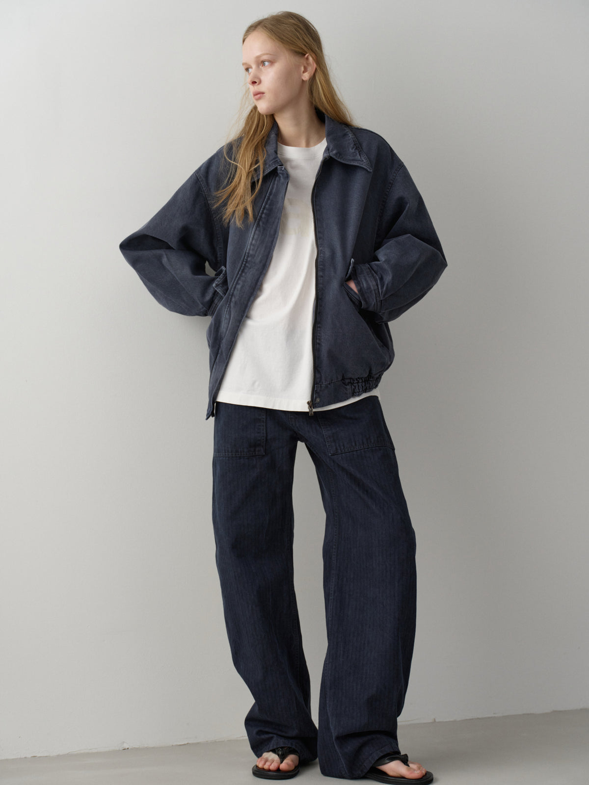 Denim Round Work Pants_vintage midnight