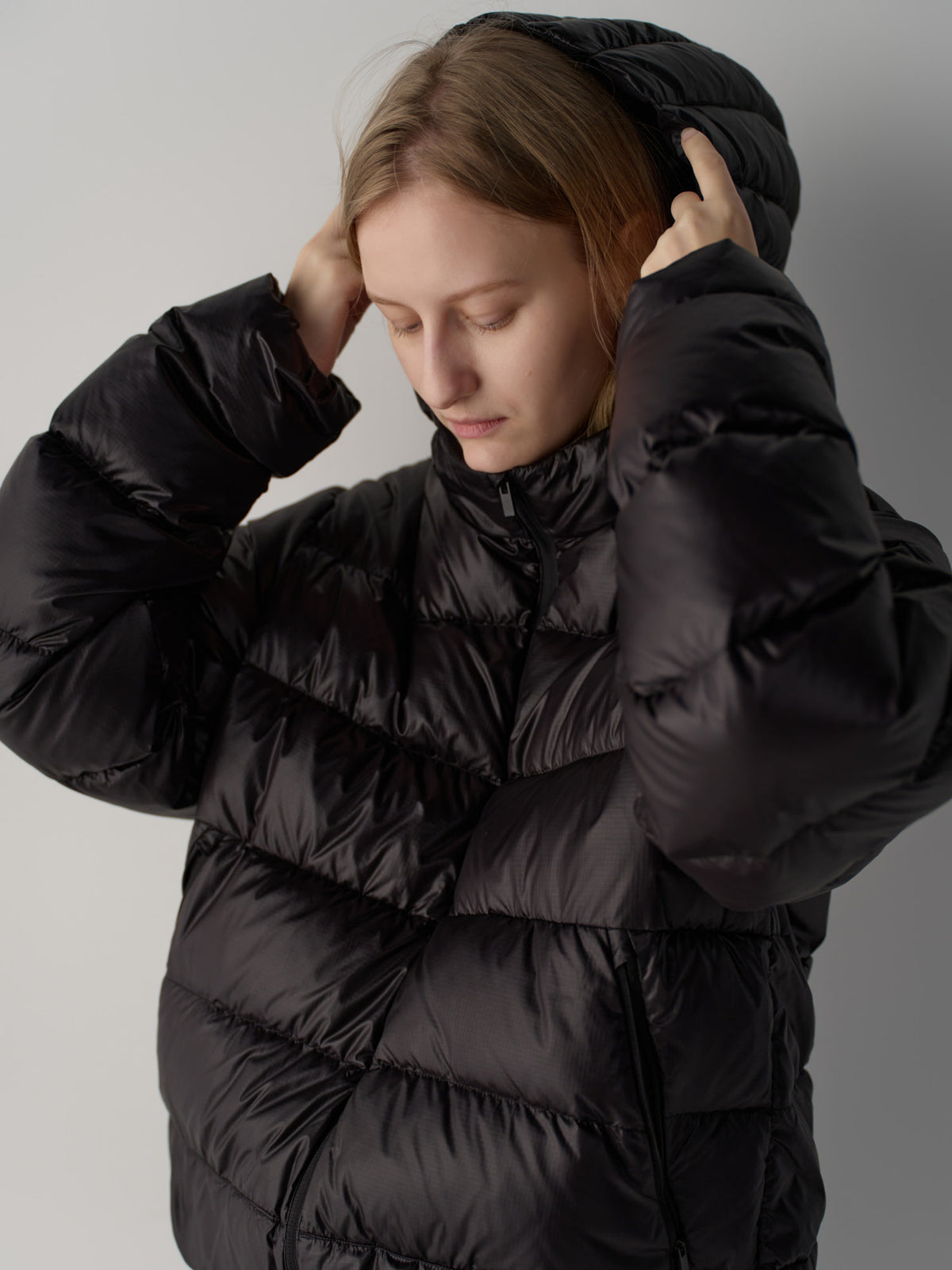 Airy Goose Down Jacket_black