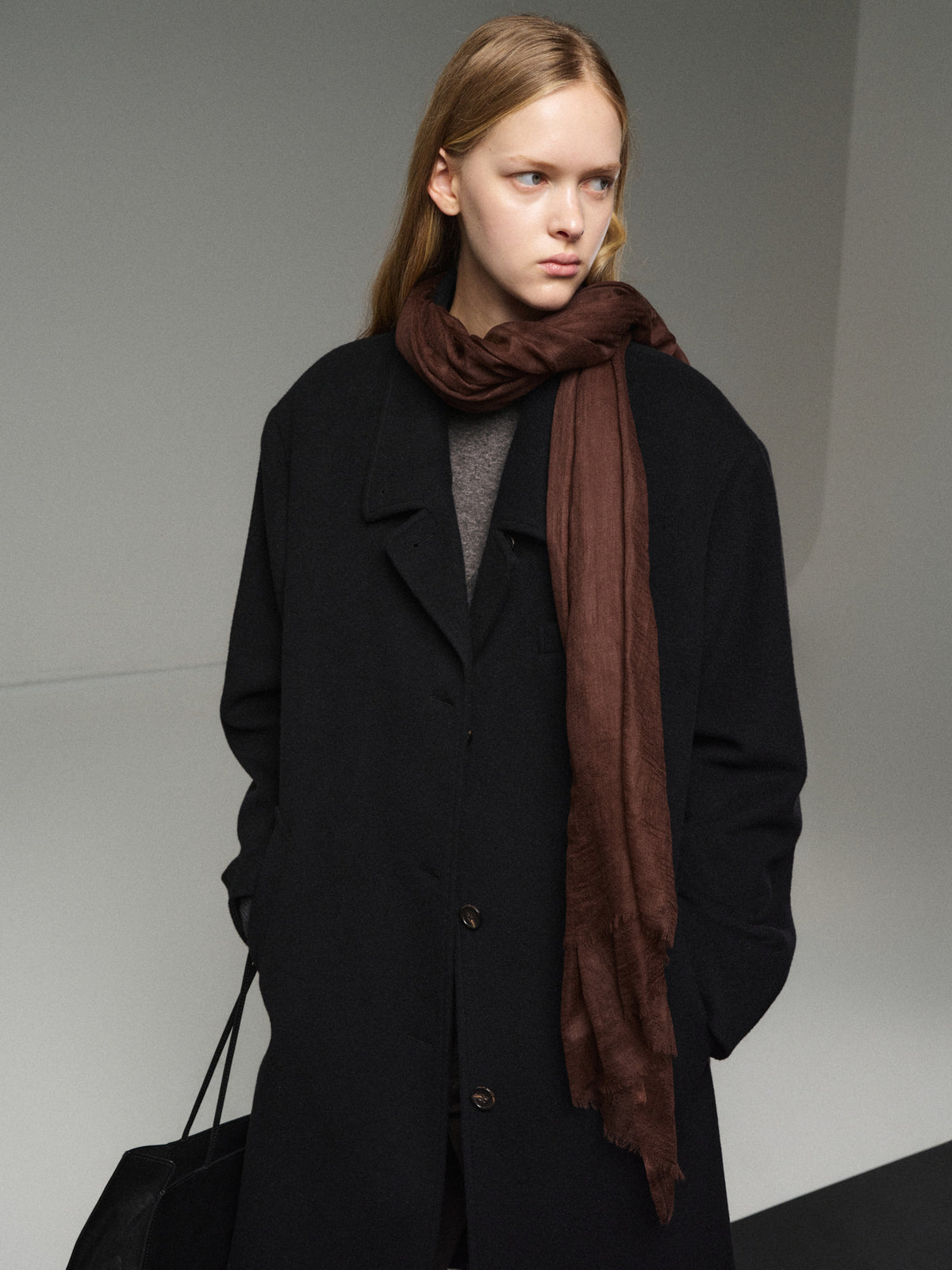 Classic Wool Single Coat_Black