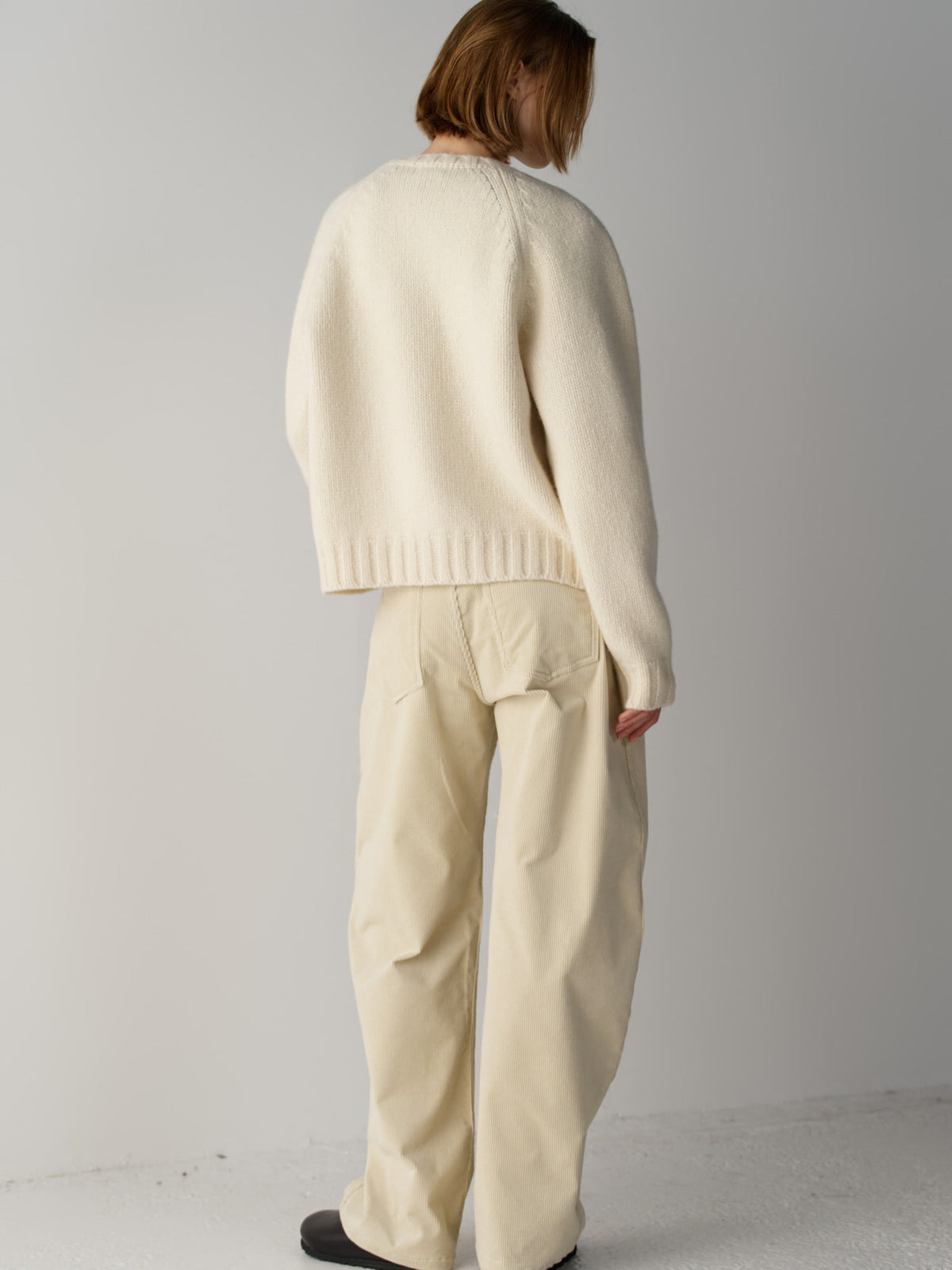 Essential Raglan Cardigan_ivory