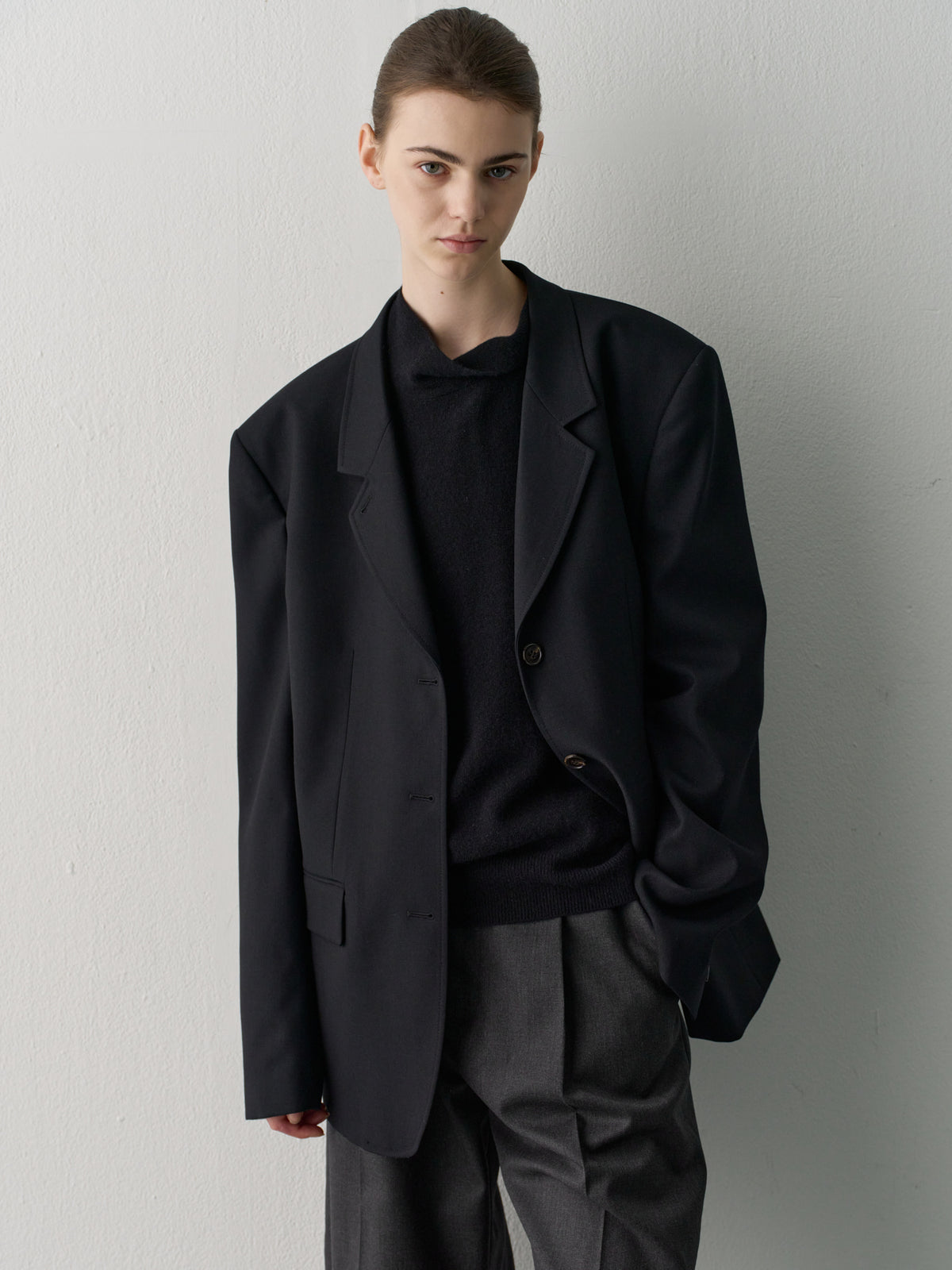 Timeless 3-Button Jacket_black
