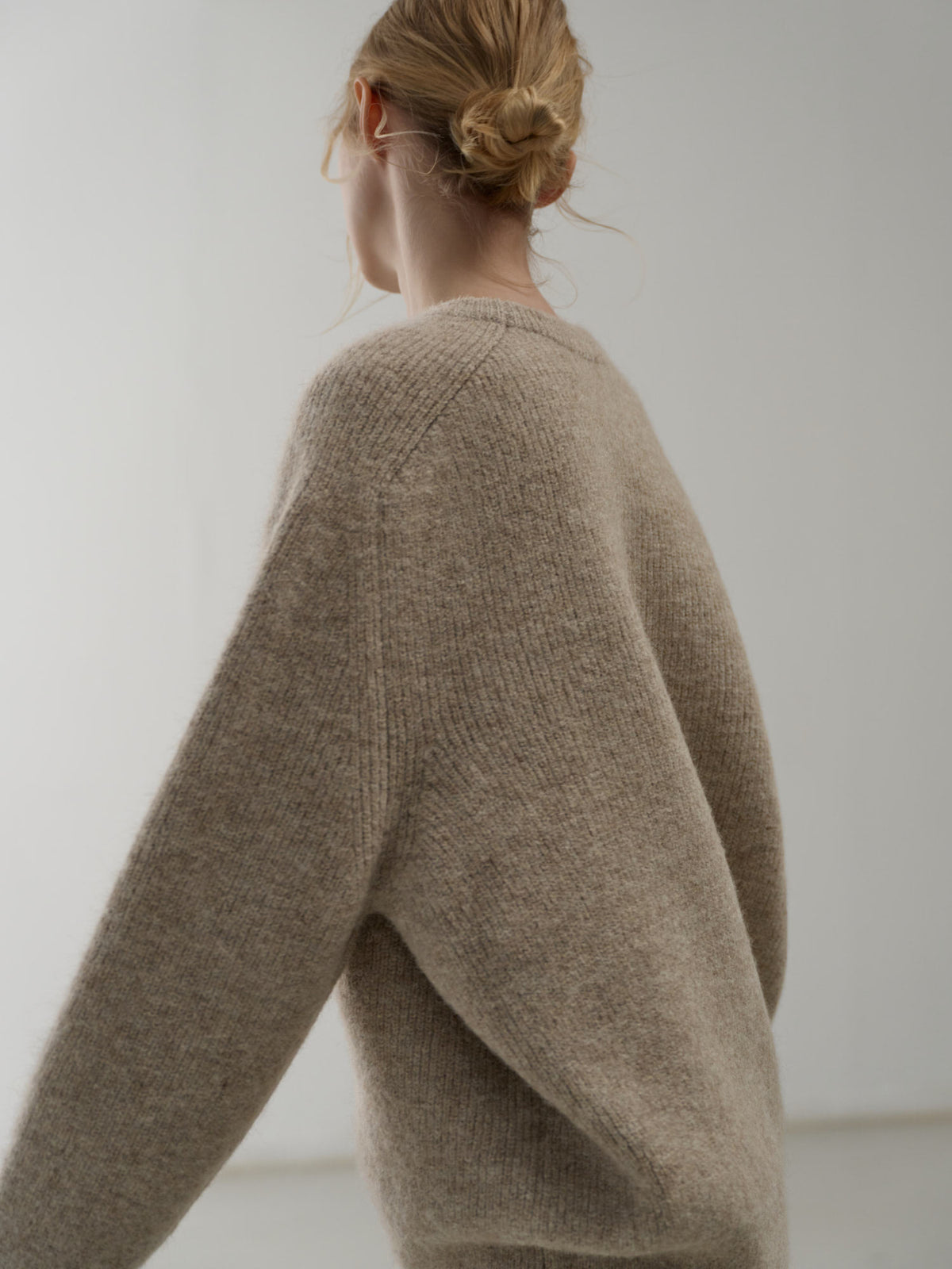 Alpaca Pullover Sweater_beige
