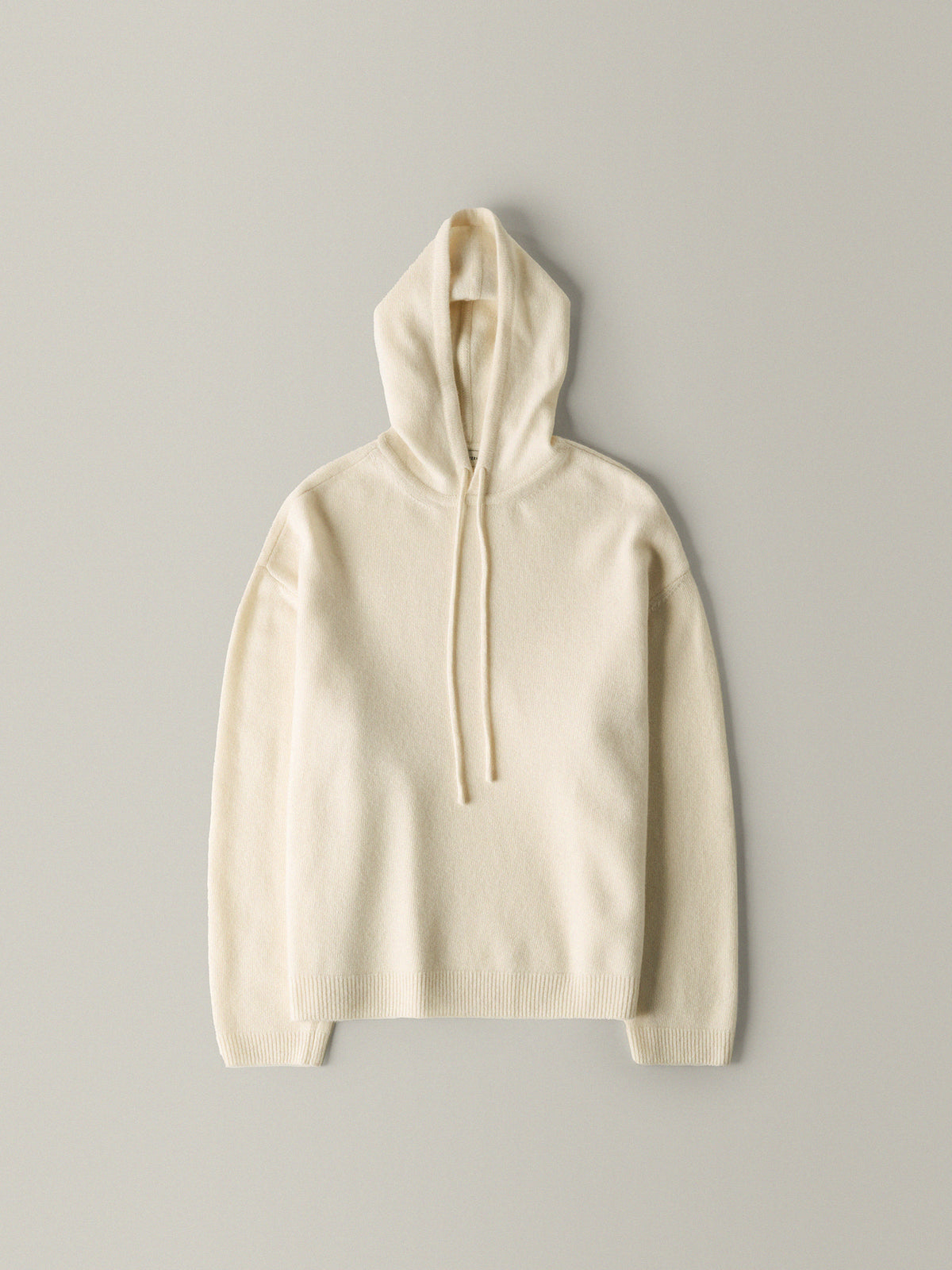 Cashmere Hooded Pullover_ivory
