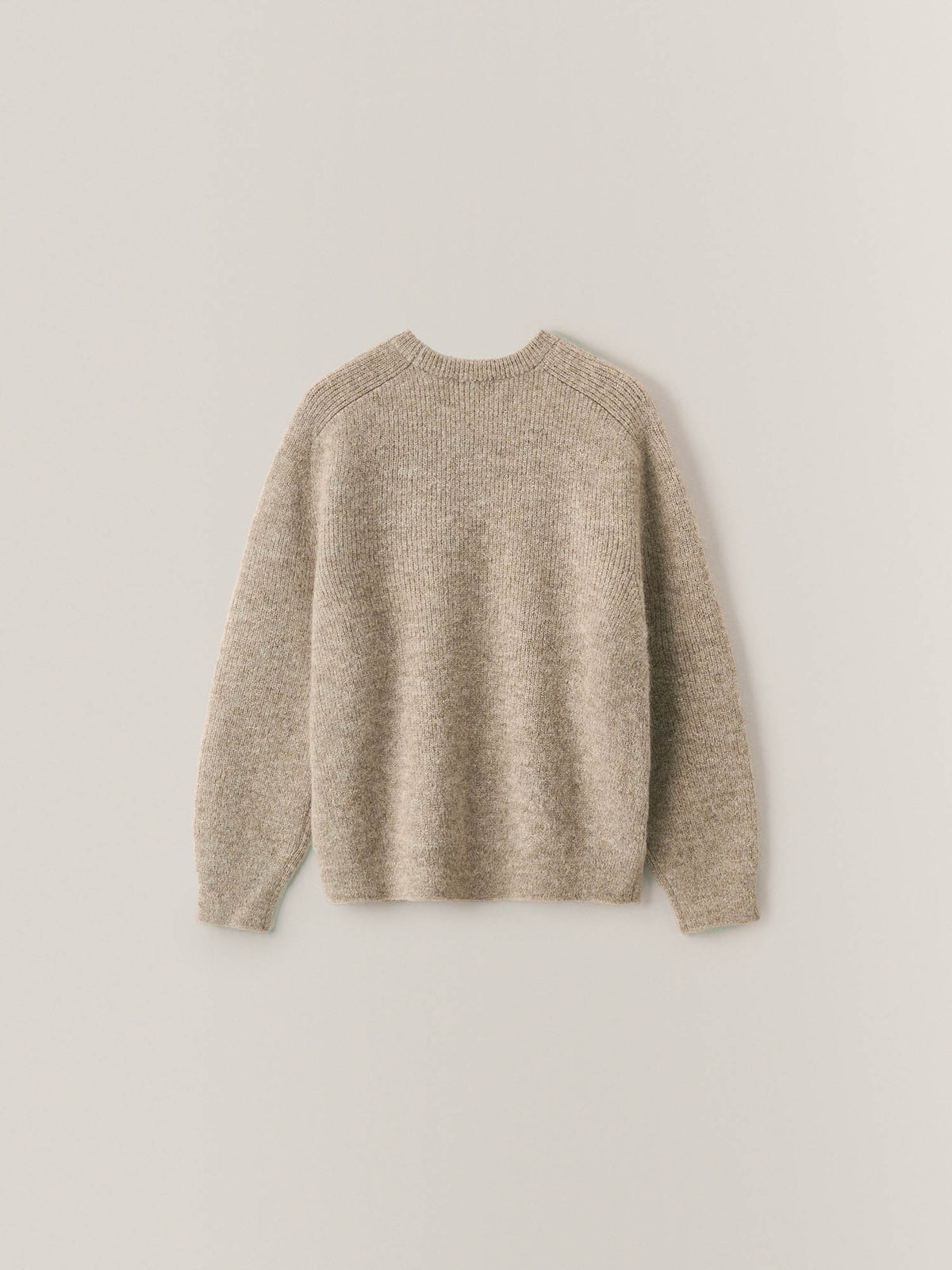 Alpaca Pullover Sweater_beige