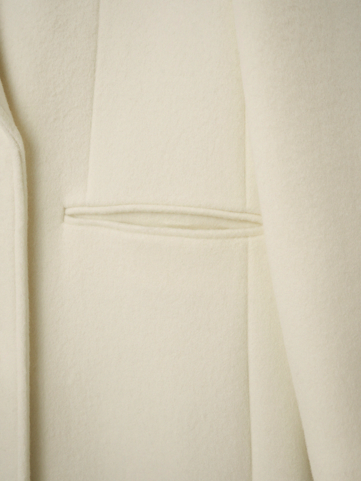 Cashmere double coat_ivory