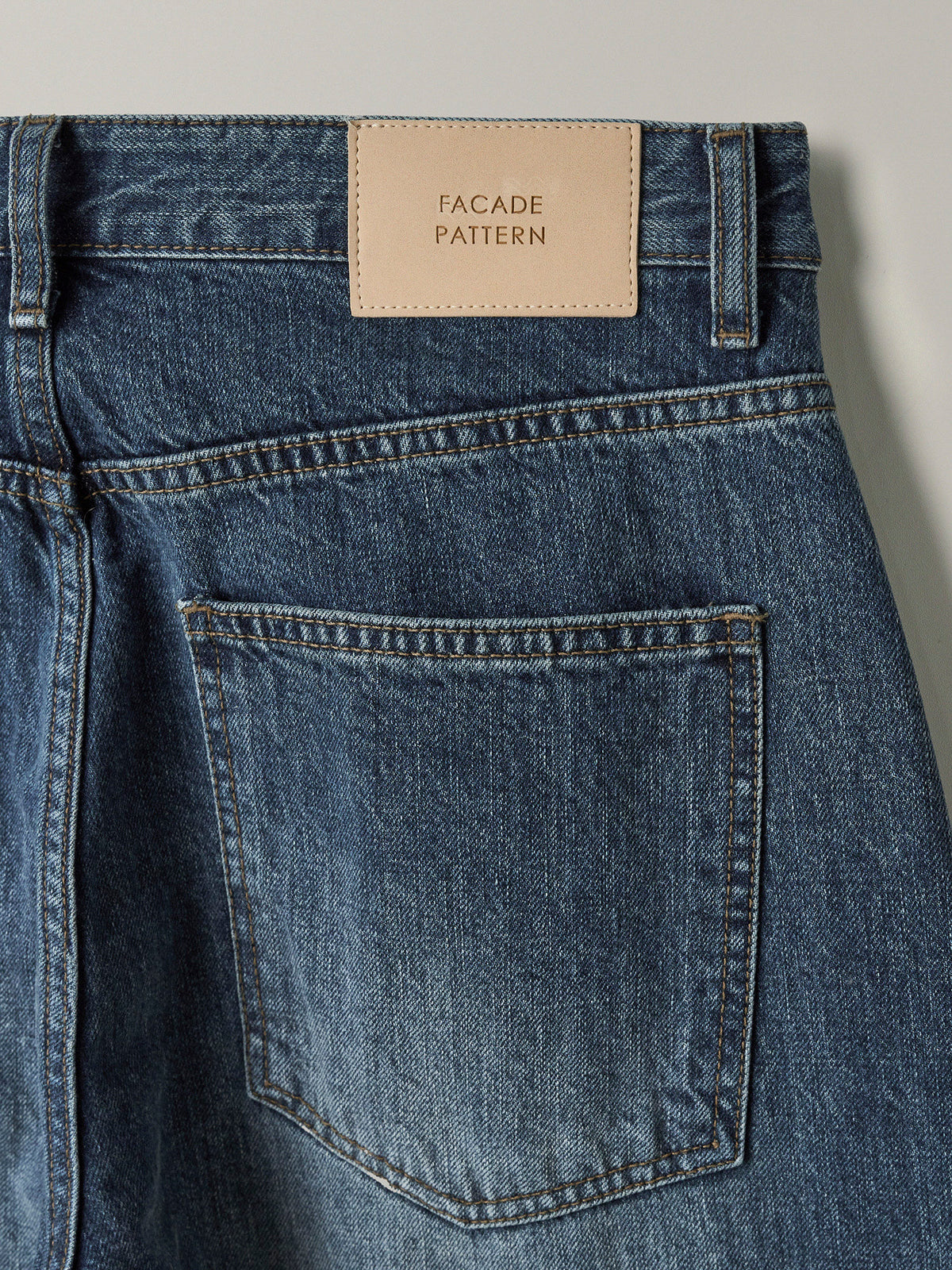 Wide Tapered Denim_Vintage Washing