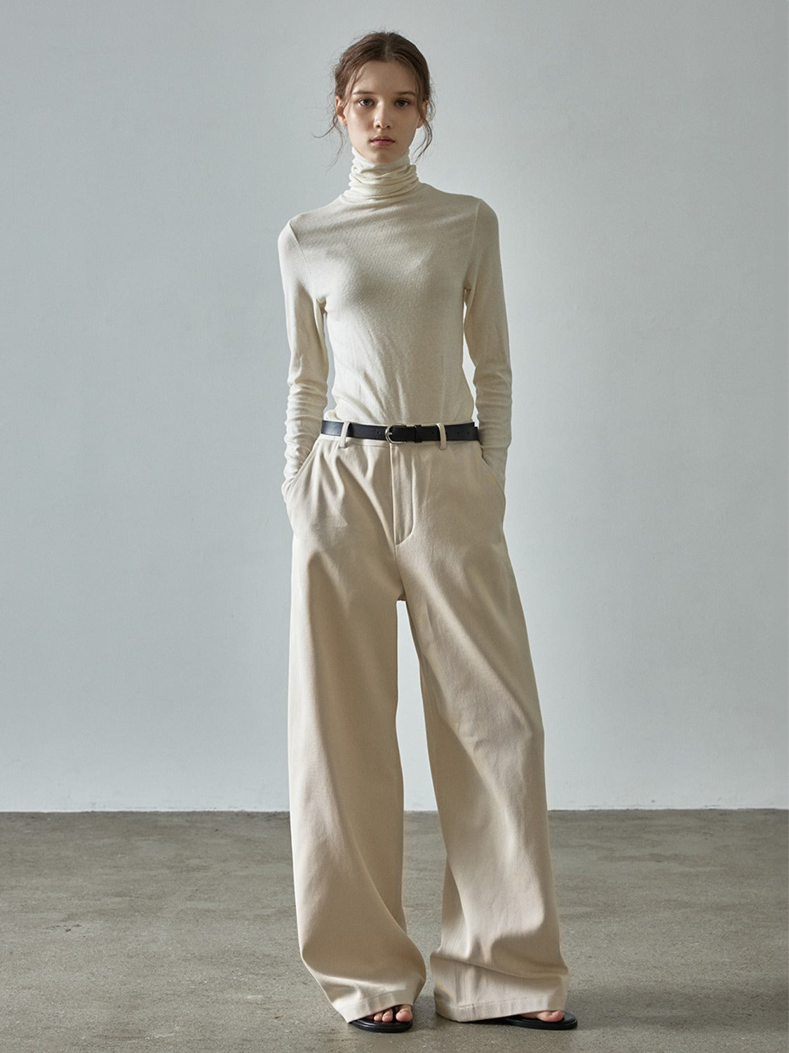 Relax Cotton Pants_cream