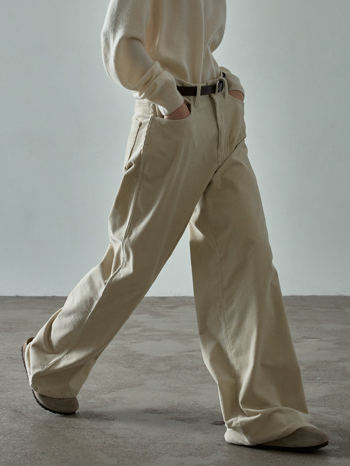 Classic Corduroy Pants_cream