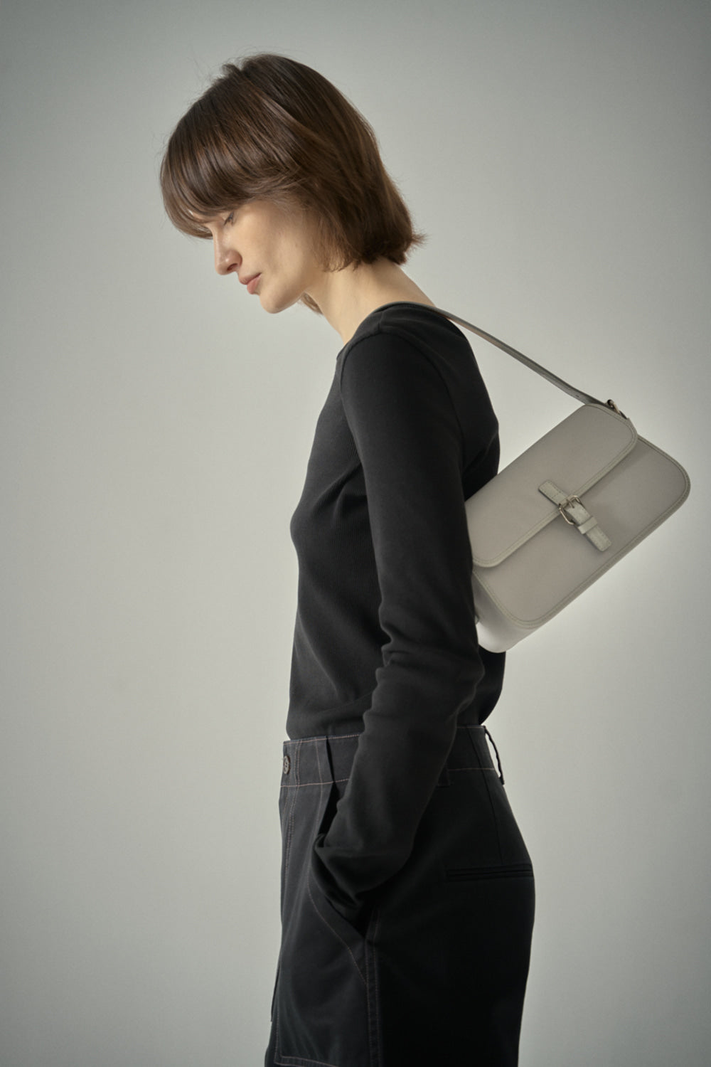 Small Marron Bag_fog