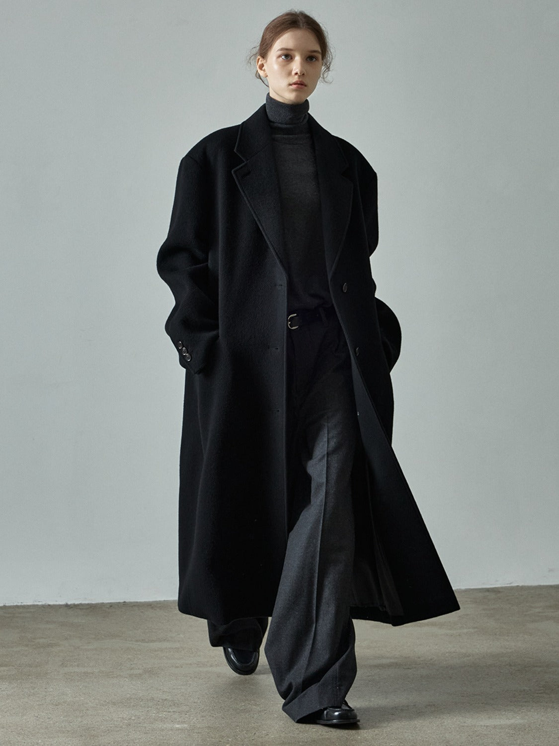 Cashmere Single Coat_Black