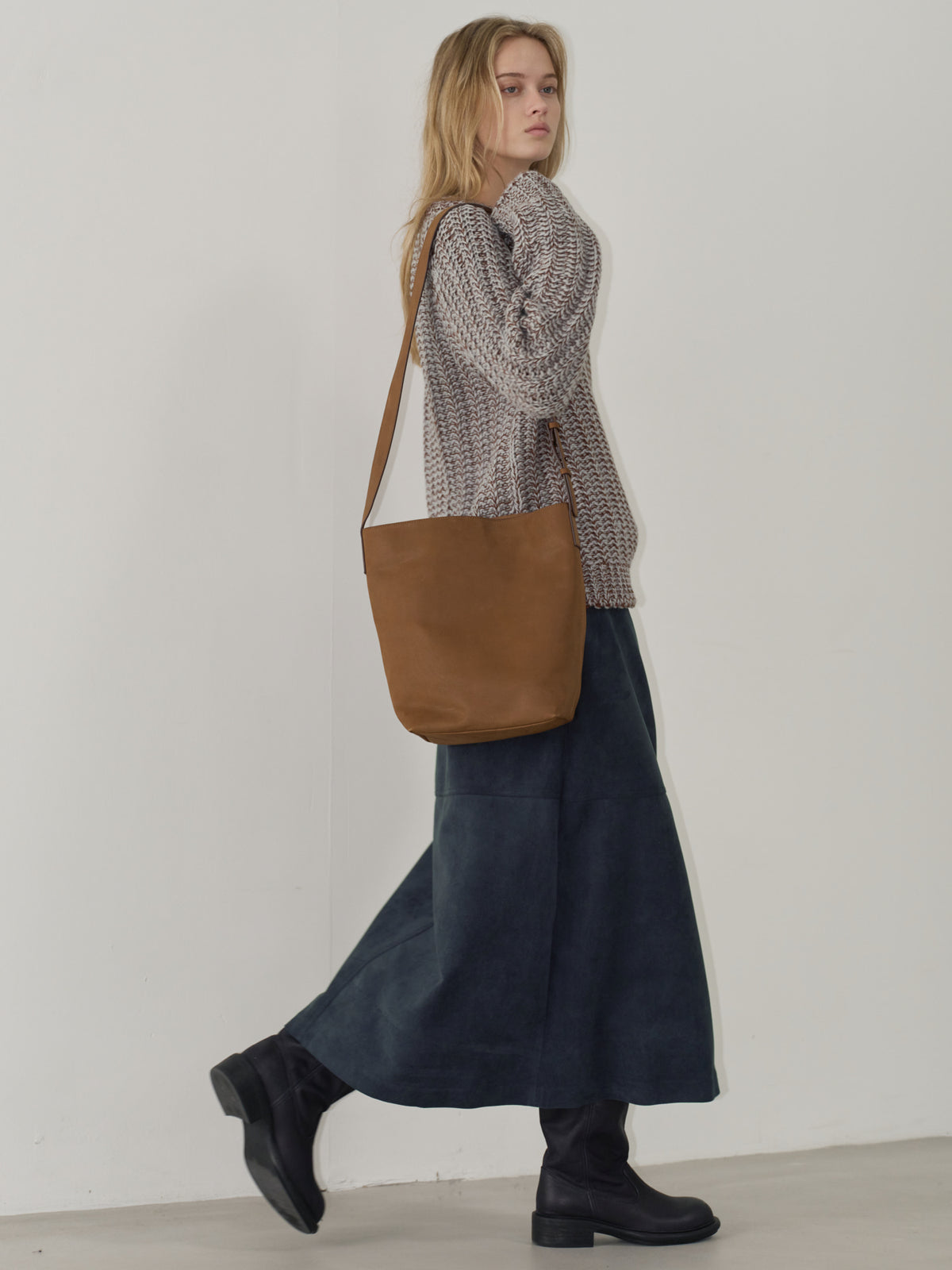 Antique Shepherd Bag_olive brown