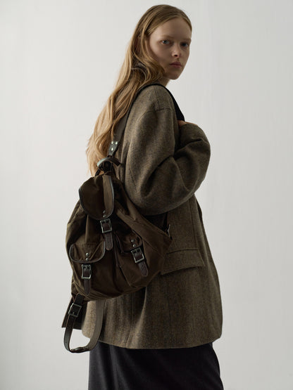 Shetland Wool Jacket_multi brown