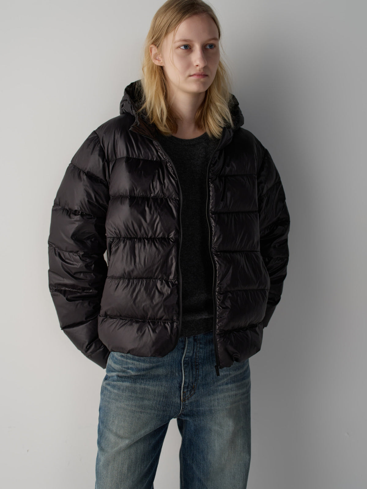 Airy Goose Down Jacket_black