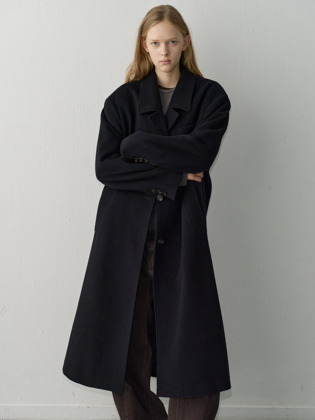 Classic Wool Single Coat_Black