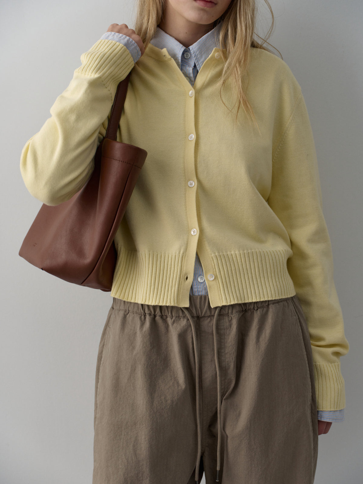Vintage Stripe Shirt_ash sky