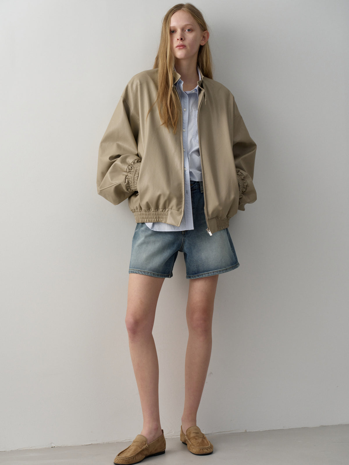[11/23 Pre-order] Washed Cotton Shirt_sky