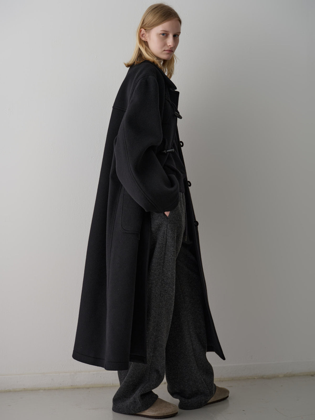 Cashmere Duffle Coat_black