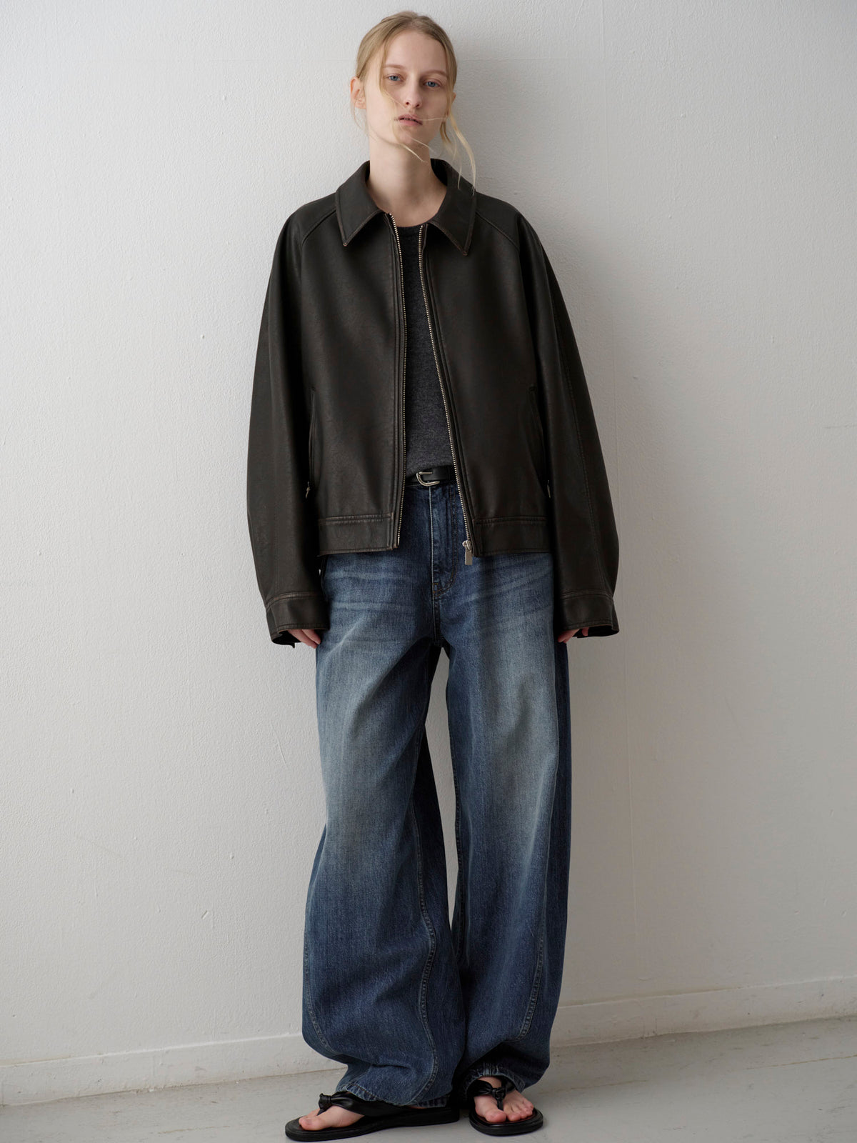 Wide Tapered Denim_Vintage Washing
