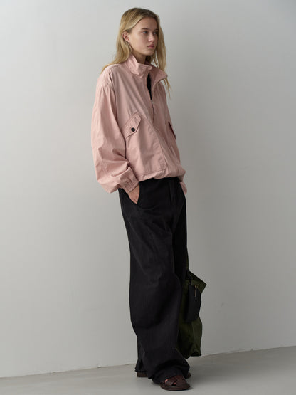 Washed Cotton Blouson_pink