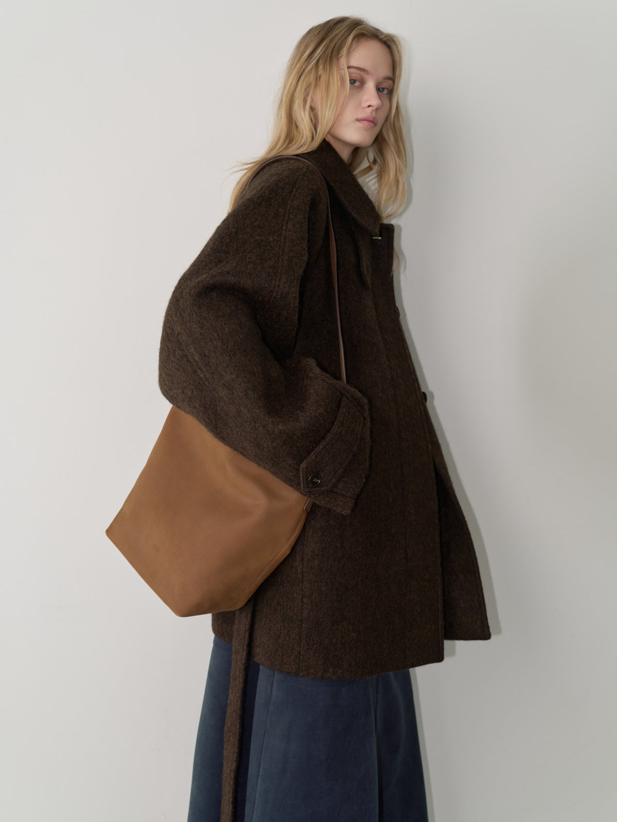 Antique Shepherd Bag_olive brown