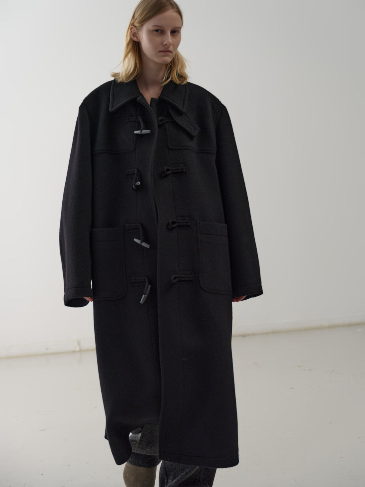 Cashmere Duffle Coat_black