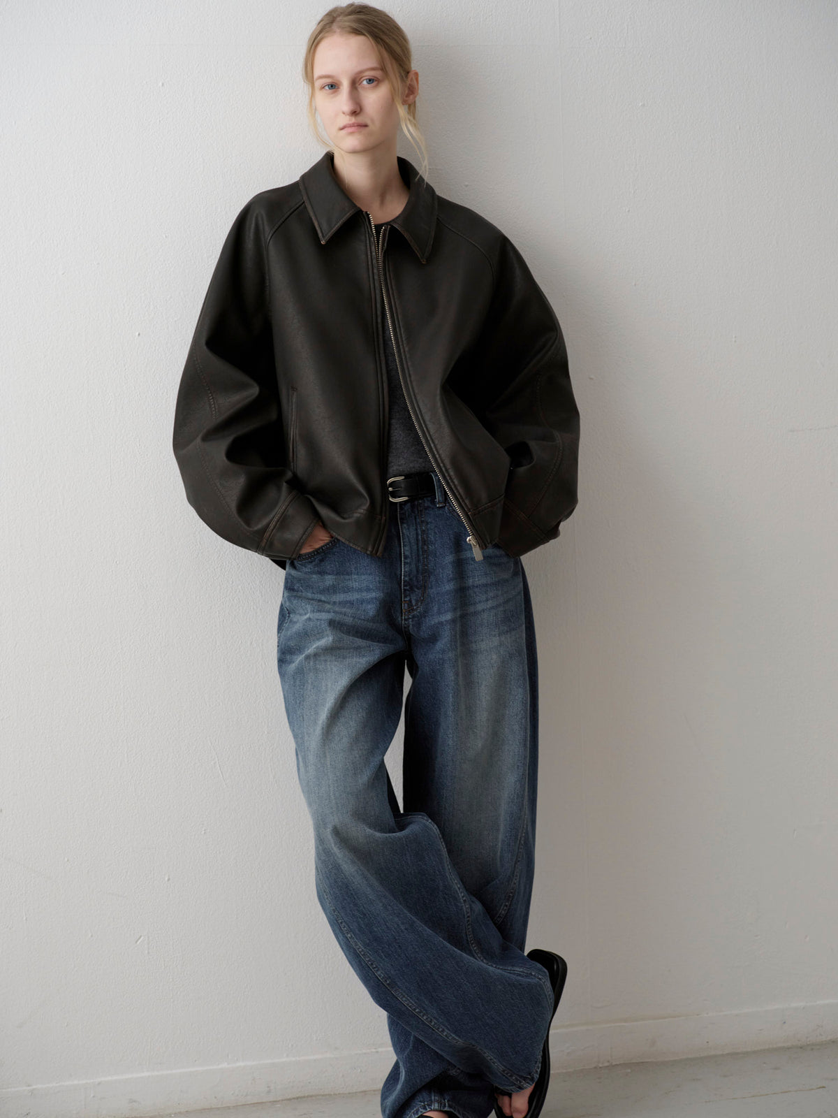 Wide Tapered Denim_Vintage Washing