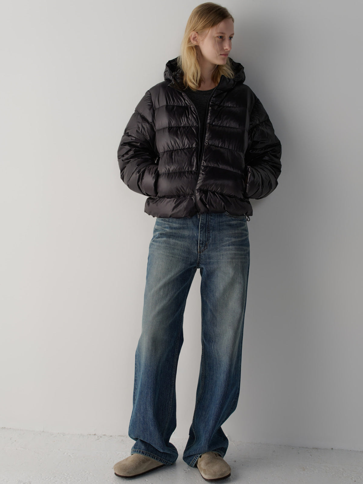 Airy Goose Down Jacket_black