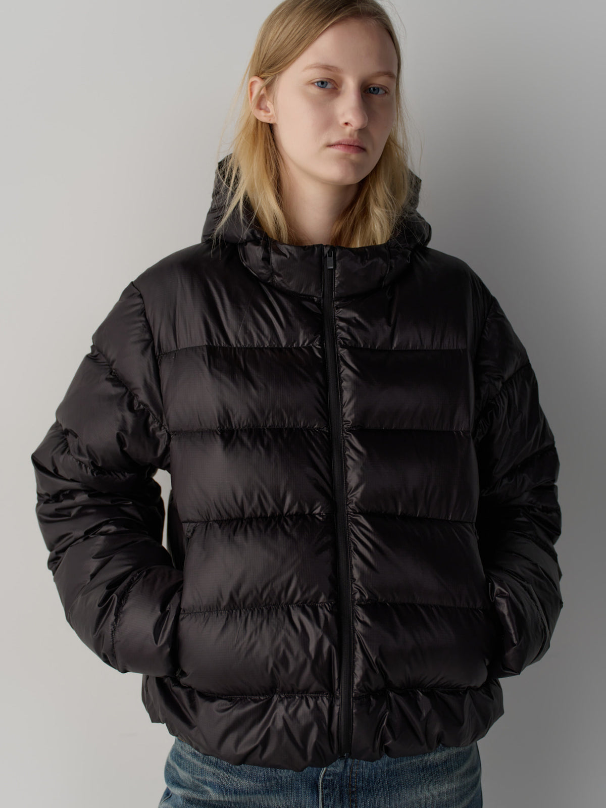 Airy Goose Down Jacket_black