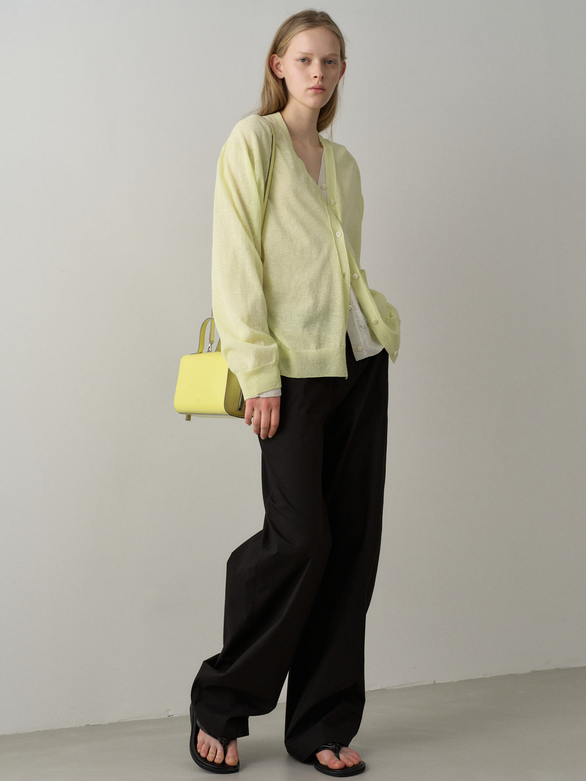Round Curved Pants_black