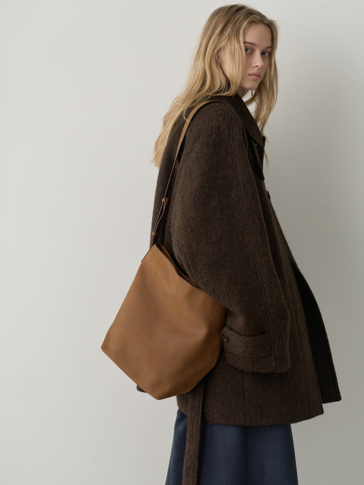 Antique Shepherd Bag_olive brown