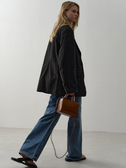 Cross Pound Bag_caramel