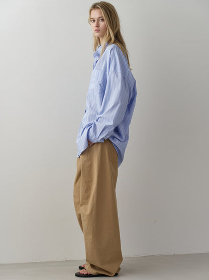 Vintage Stripe Shirt_sky blue