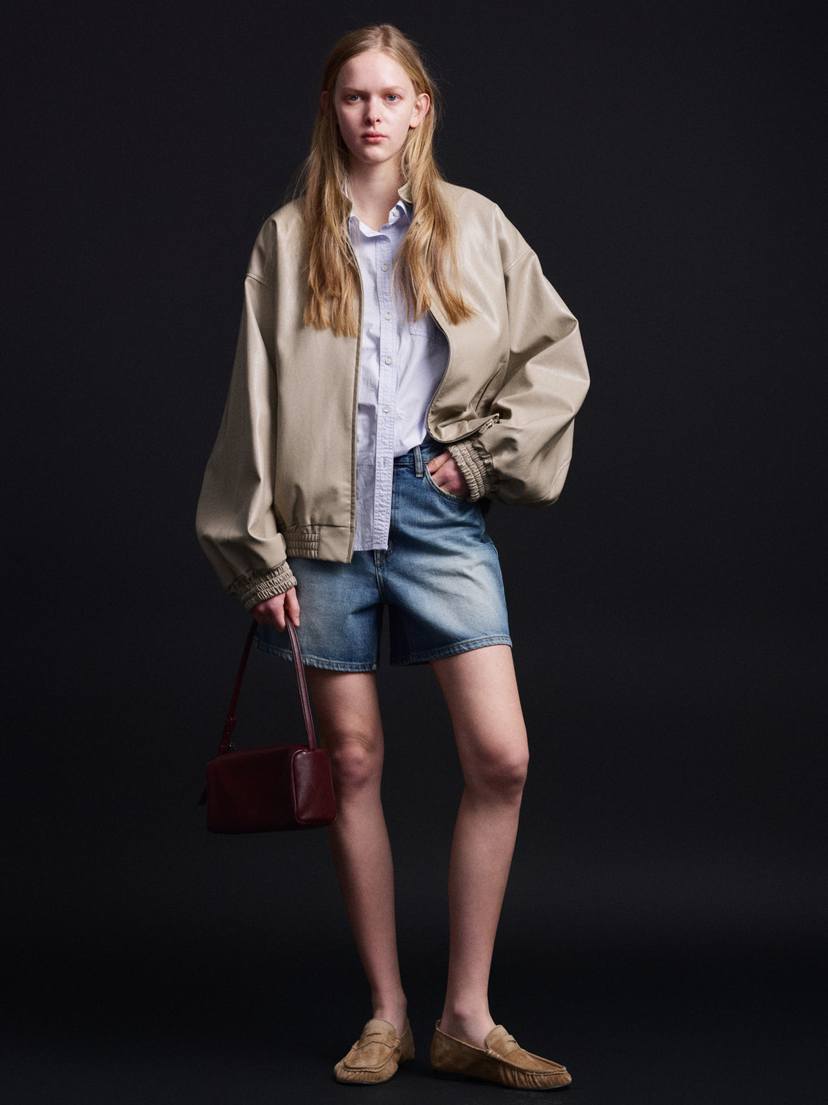 [11/23 Pre-order] Washed Cotton Shirt_sky