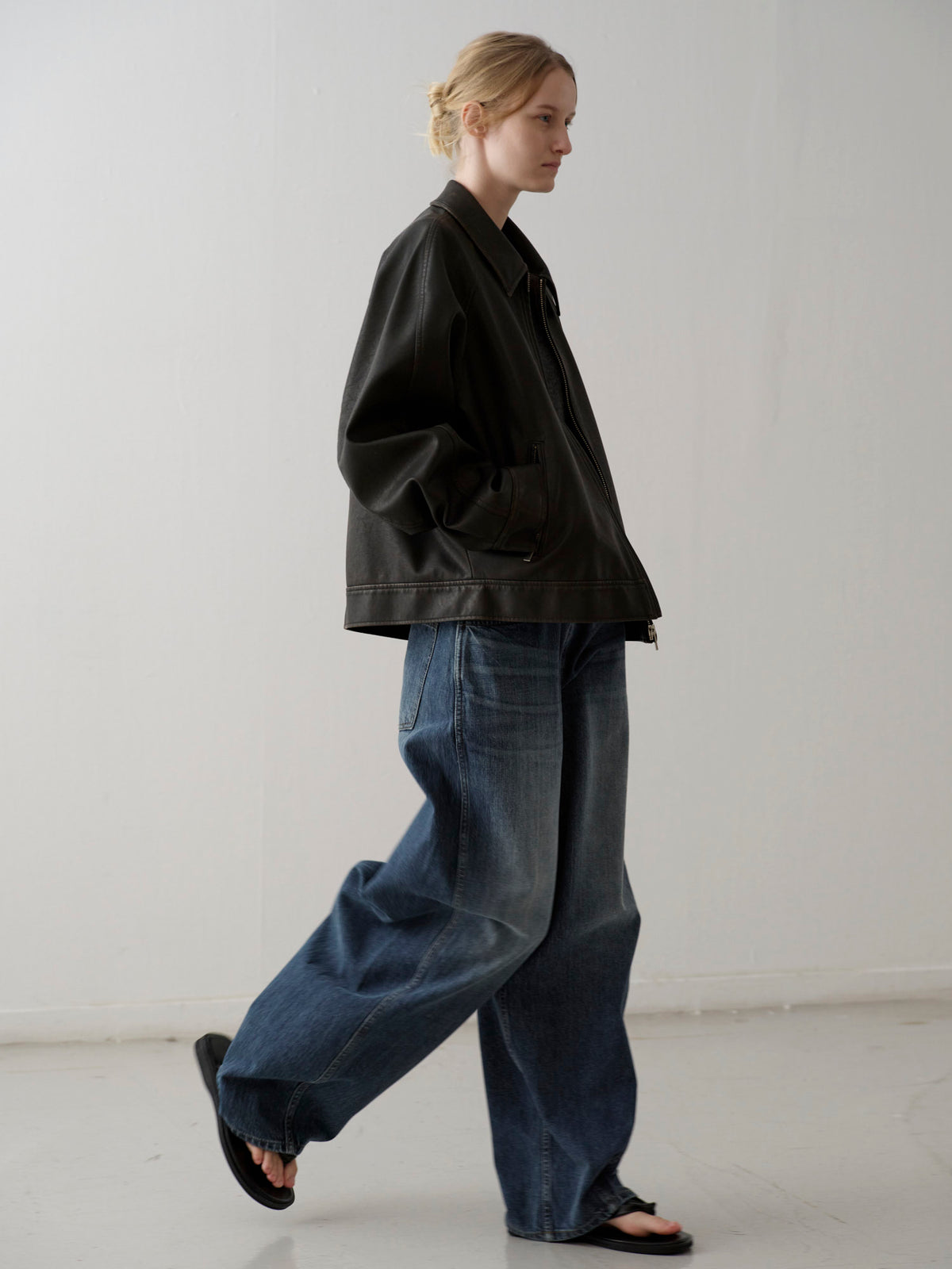 Wide Tapered Denim_Vintage Washing