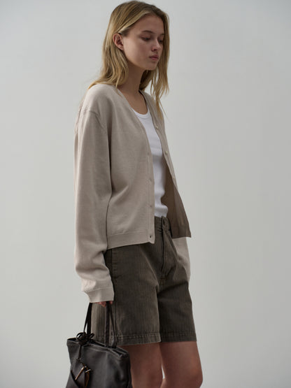 Breeze Tote Washed Leather Bag_chocolate